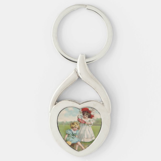 Victorian Children Key Ring (Front)