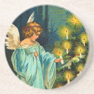 Victorian Christmas Angel Coaster