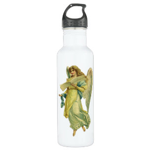 Victorian Christmas Angel, Gloria in Excelsis Deo 710 Ml Water Bottle
