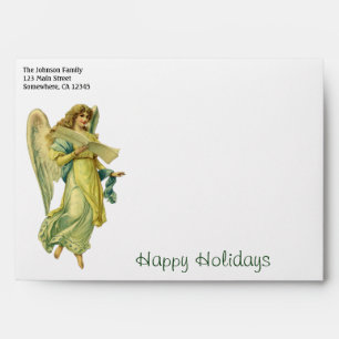 Victorian Christmas Angel, Gloria in Excelsis Deo Envelope