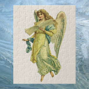 Victorian Christmas Angel, Gloria in Excelsis Deo Jigsaw Puzzle
