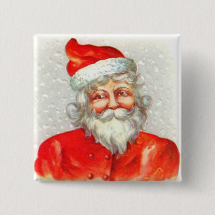 Victorian Christmas Button Pin