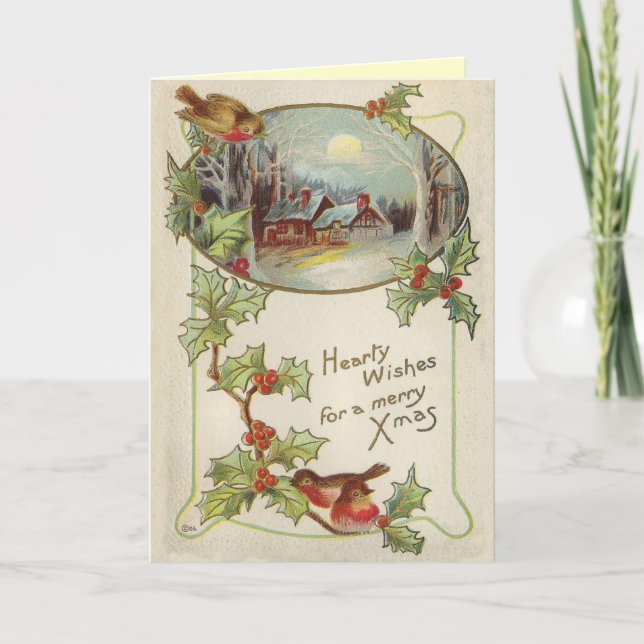 Victorian Christmas Card (Front)