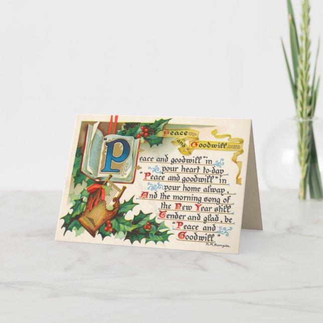 Victorian Christmas Card (Front)