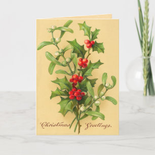 Victorian Christmas Card