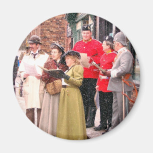 VICTORIAN CHRISTMAS CAROL SINGERS MAGNET