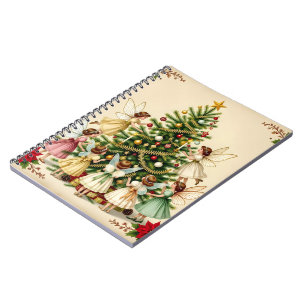 Victorian Christmas Fairy Gathering Notebook
