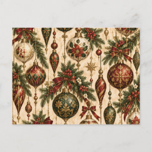 Victorian Christmas Flat Card OZ 5 – Ornaments