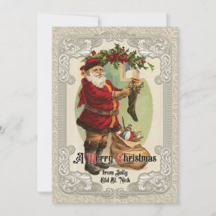 Victorian Christmas Holiday Card