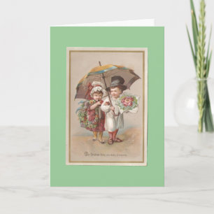 Victorian Christmas Holiday Card