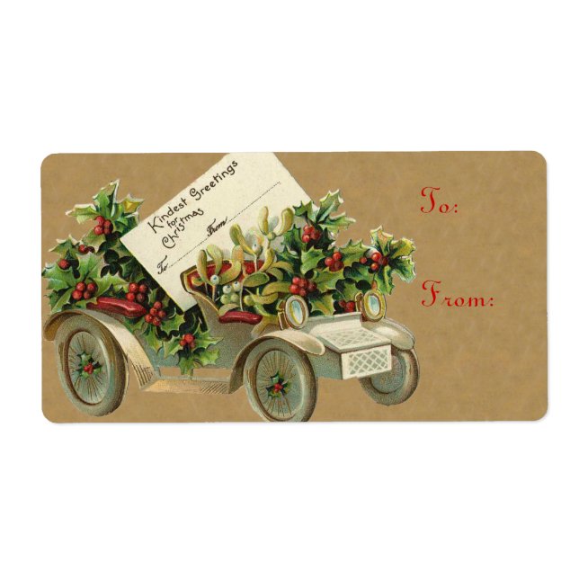 Victorian Christmas Labels (Front)