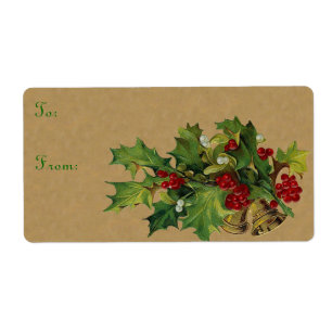 Victorian Christmas Labels
