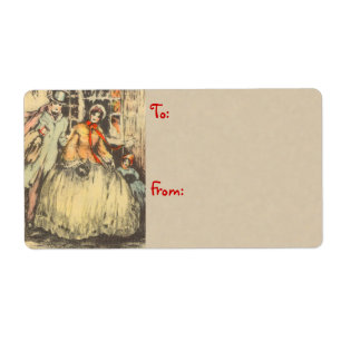 Victorian Christmas Labels