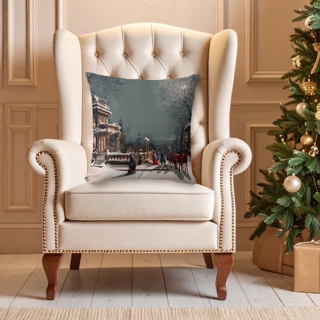 Victorian Christmas Party Pillow (Creator Uploaded)