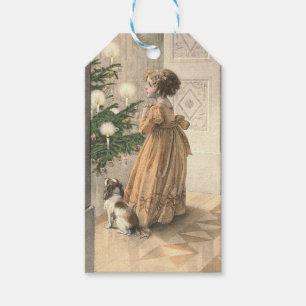 Victorian Christmas Retro Vintage Holiday Gift Tags