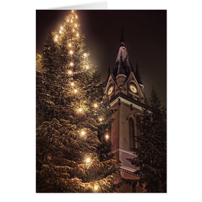 Victorian Church Christmas Card (Front)