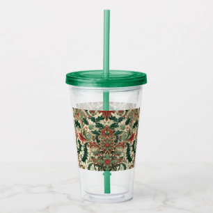 Victorian/Classic/Vintage Christmas Acrylic Tumbler
