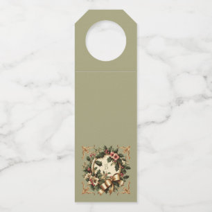 Victorian/Classic/Vintage Christmas Bottle Tag