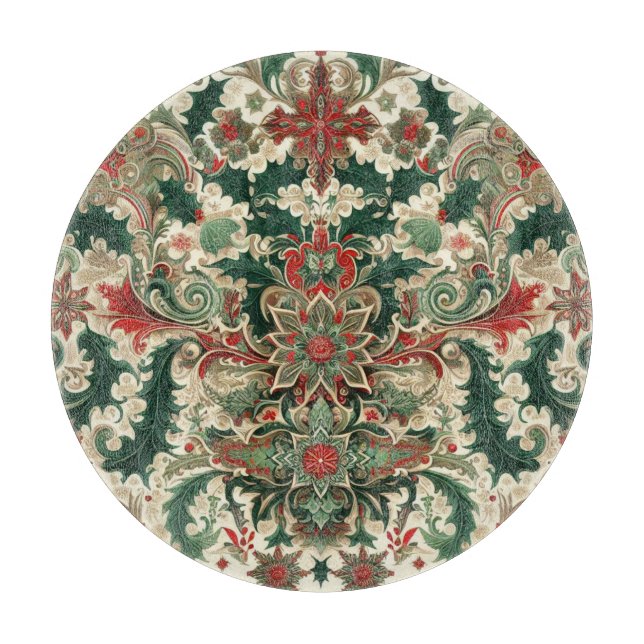 Victorian/Classic/Vintage Christmas Cutting Board (Front)