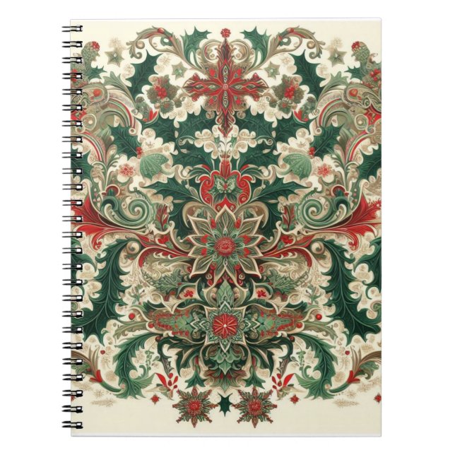Victorian/Classic/Vintage Christmas Notebook (Front)