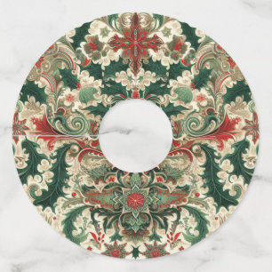 Victorian/Classic/Vintage Christmas Wine Glass Tag