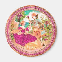 Victorian colonial French floral perfume label