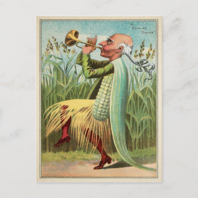 Victorian Corn Dance Postcard (Front)