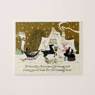 Victorian Country Christmas Jigsaw Puzzle