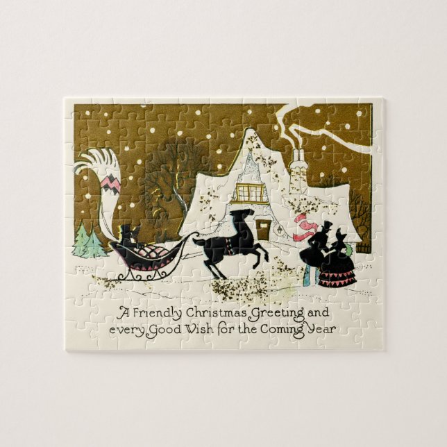 Victorian Country Christmas Jigsaw Puzzle (Horizontal)