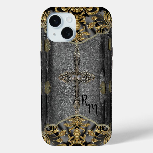 Victorian Cross Monogram  Case-Mate iPhone Case (Back)