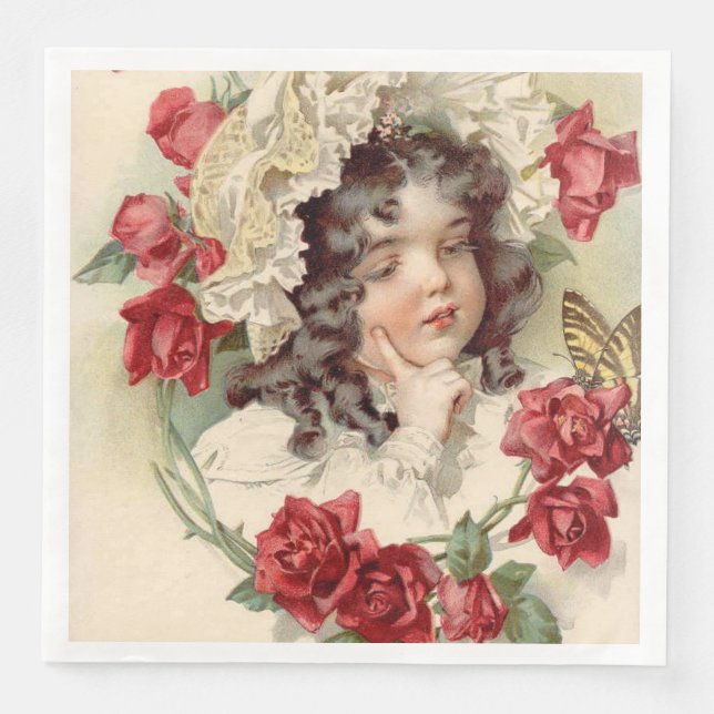 Victorian cutie napkin (Front)