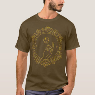 Victorian D20 Dice Tabletop RPG T-Shirt