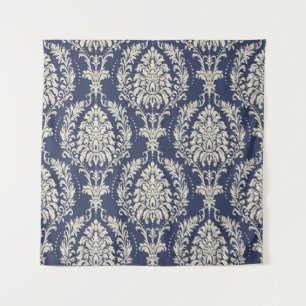 Victorian Damask Wallpaper Vintage Pattern Tapestry