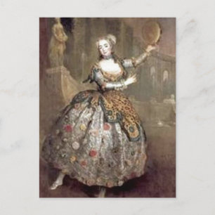 Victorian Dancer Postcard
