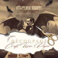 Victorian Decoupage Beauty Dracula's Kiss Gothic