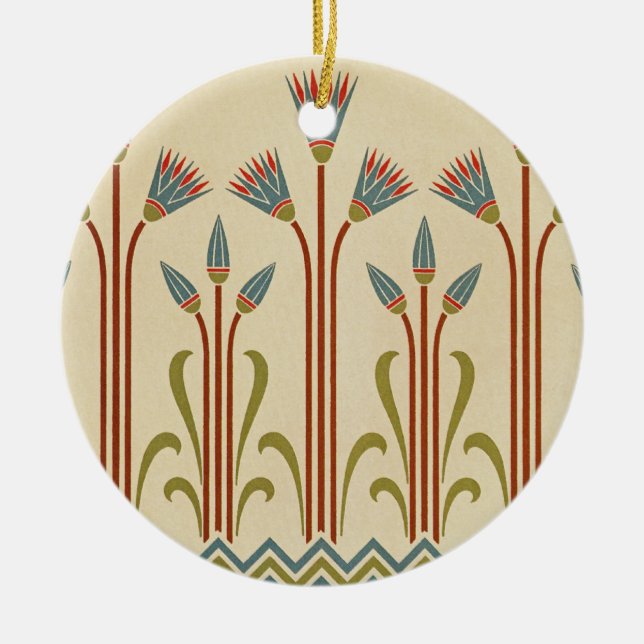 Victorian Design #1 at VictoriaShaylee Ceramic Tree Decoration (Front)