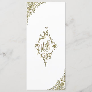 Victorian Design Menu
