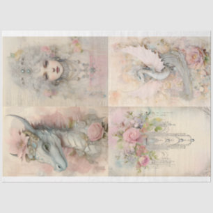 Victorian Dragon Series Design 12 Tissue Paper