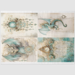 Victorian Dragon Series Design 4 Tissue Paper