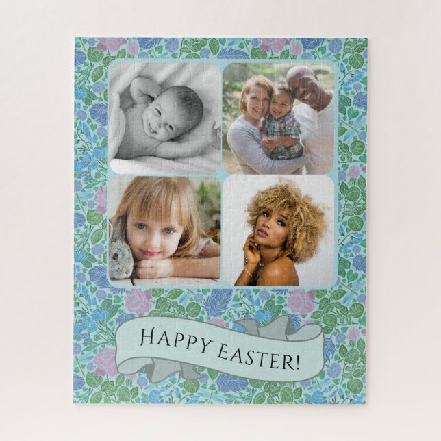 Victorian Dragonflies Garden Muted Photo Easter Jigsaw Puzzle (Vertical)