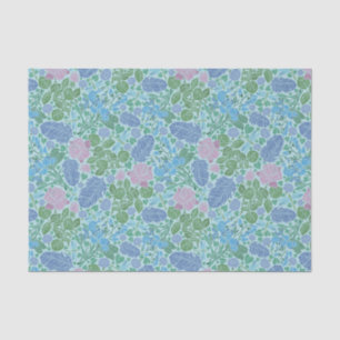 Victorian Dragonflies Garden Soft Muted Colours Tissue Paper