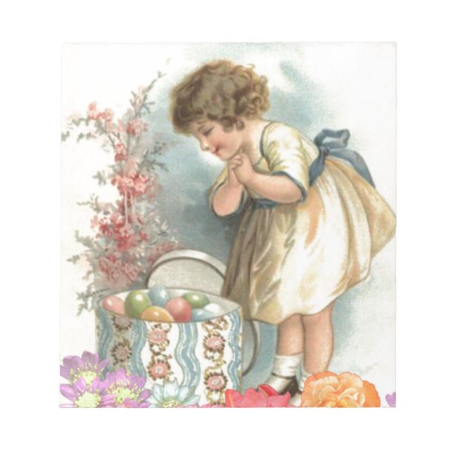 victorian easter eggs notepad (Front)