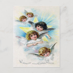 Victorian Easter Ephemera Holiday Postcard