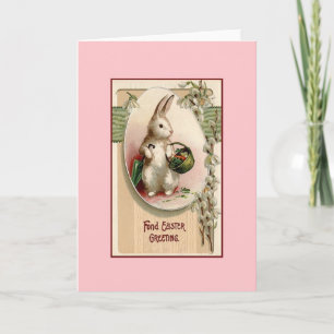 Victorian Easter Greeting Card