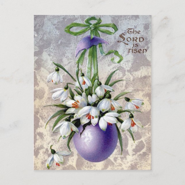 Victorian Easter Holiday Postcard (Front)