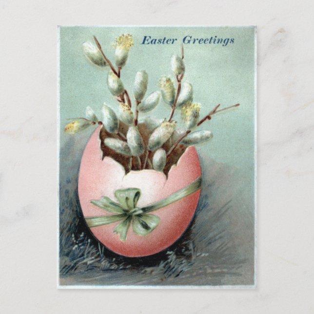 Victorian Easter Holiday Postcard (Front)