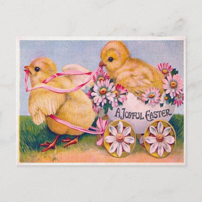 Victorian Easter Holiday Postcard (Front)