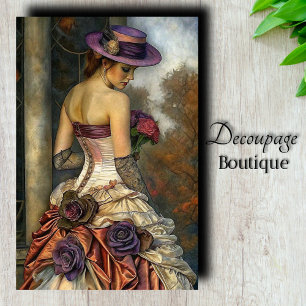 Victorian Elegance Decoupage Tissue Paper