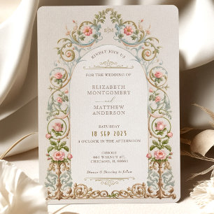Victorian Elegance Wedding Invitation Suite