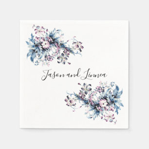 Victorian Elegant Flowers Romantic Beloved Napkin
